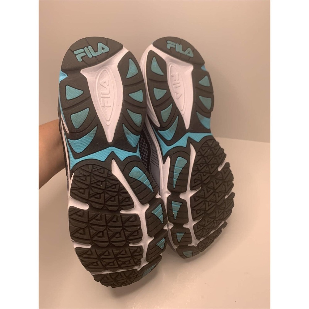 FILA Womens WINDSHIFT 15 Running Shoes Gray Teal sz 11 Gym exercise - Picture 3 of 4